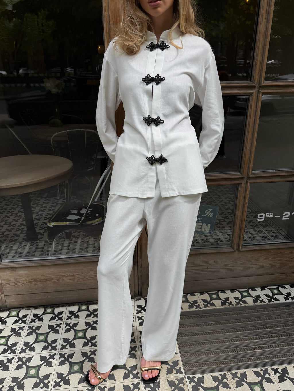 Hanna Linen Shirt & Pants Set