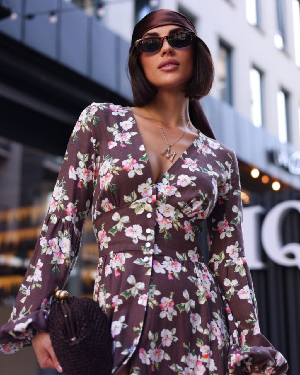 Violeta Linen Dress – Elegant Long Sleeve Dress