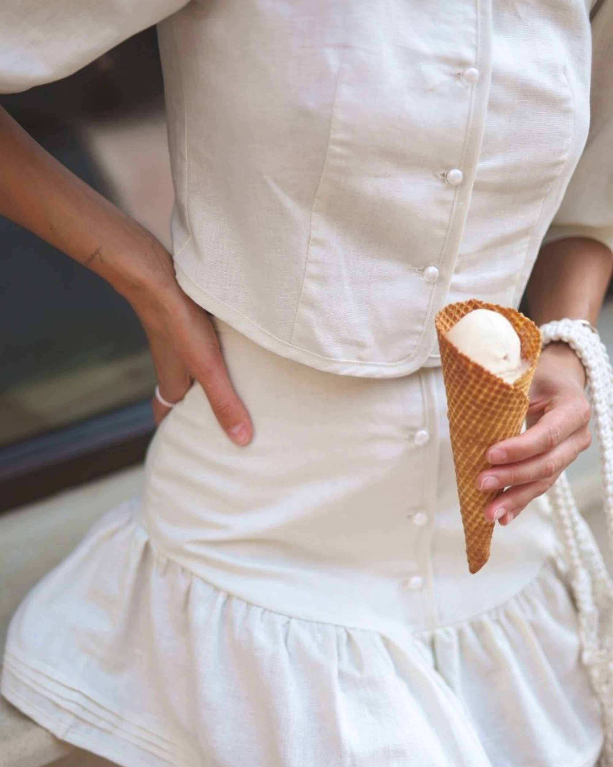 Lika Linen Dress Set – Retro Inspired Summer Outfit