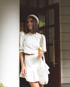 Lika Linen Dress Set – Retro Inspired Summer Outfit