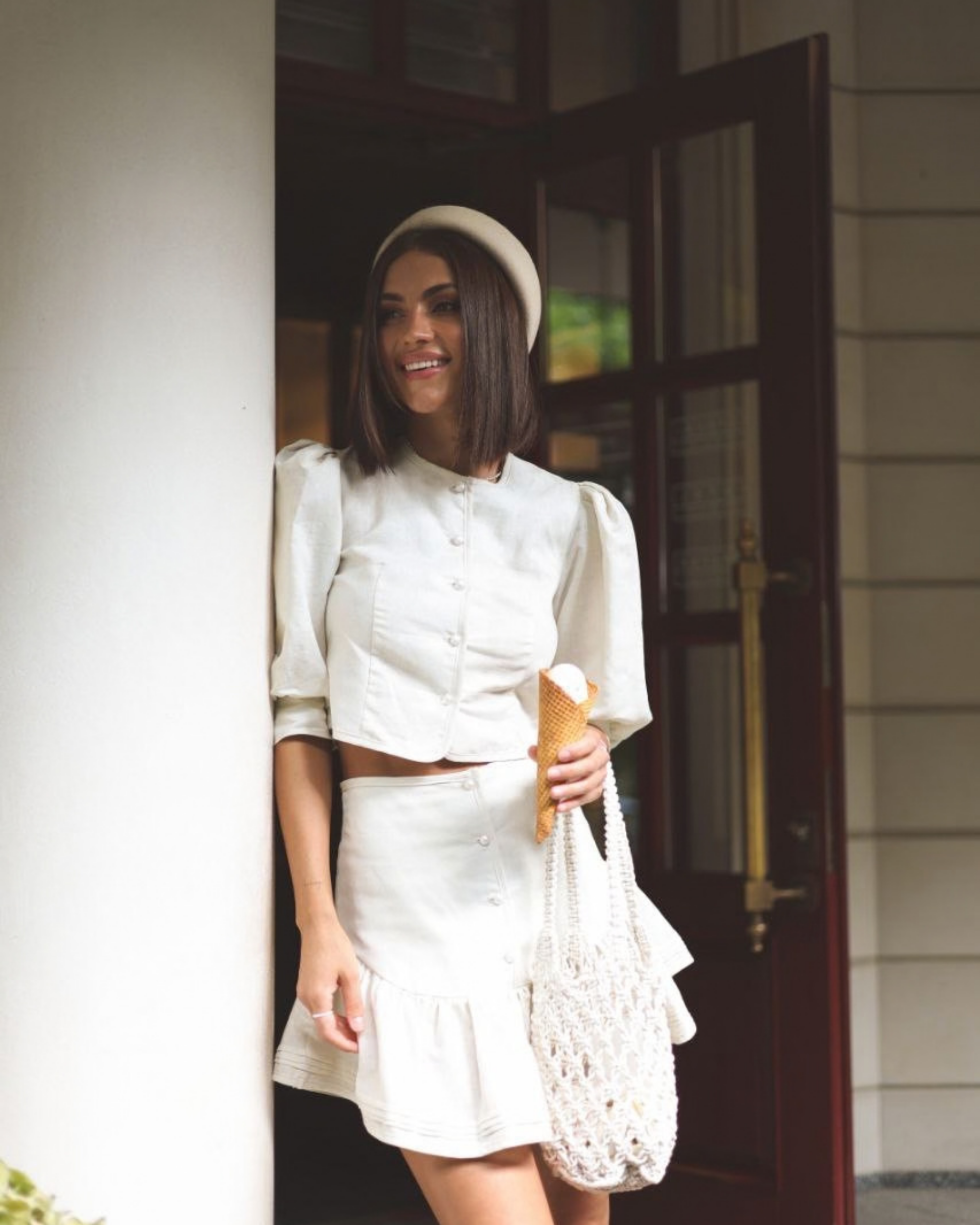 Lika Linen Dress Set – Retro Inspired Summer Outfit