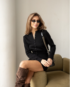 Knit Set – Cardigan & Shorts