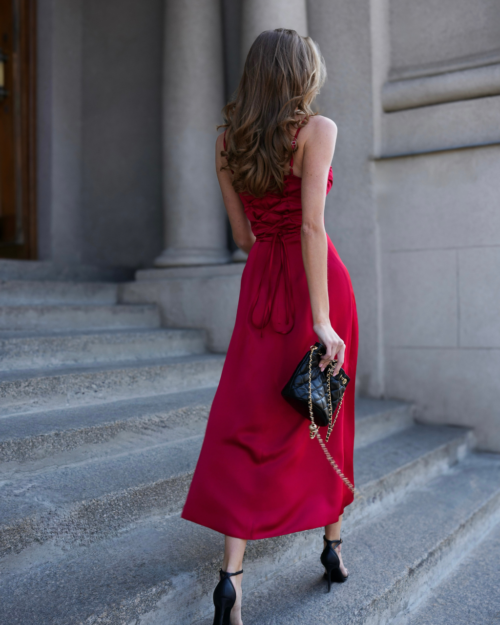 Double Silk Corset Dress