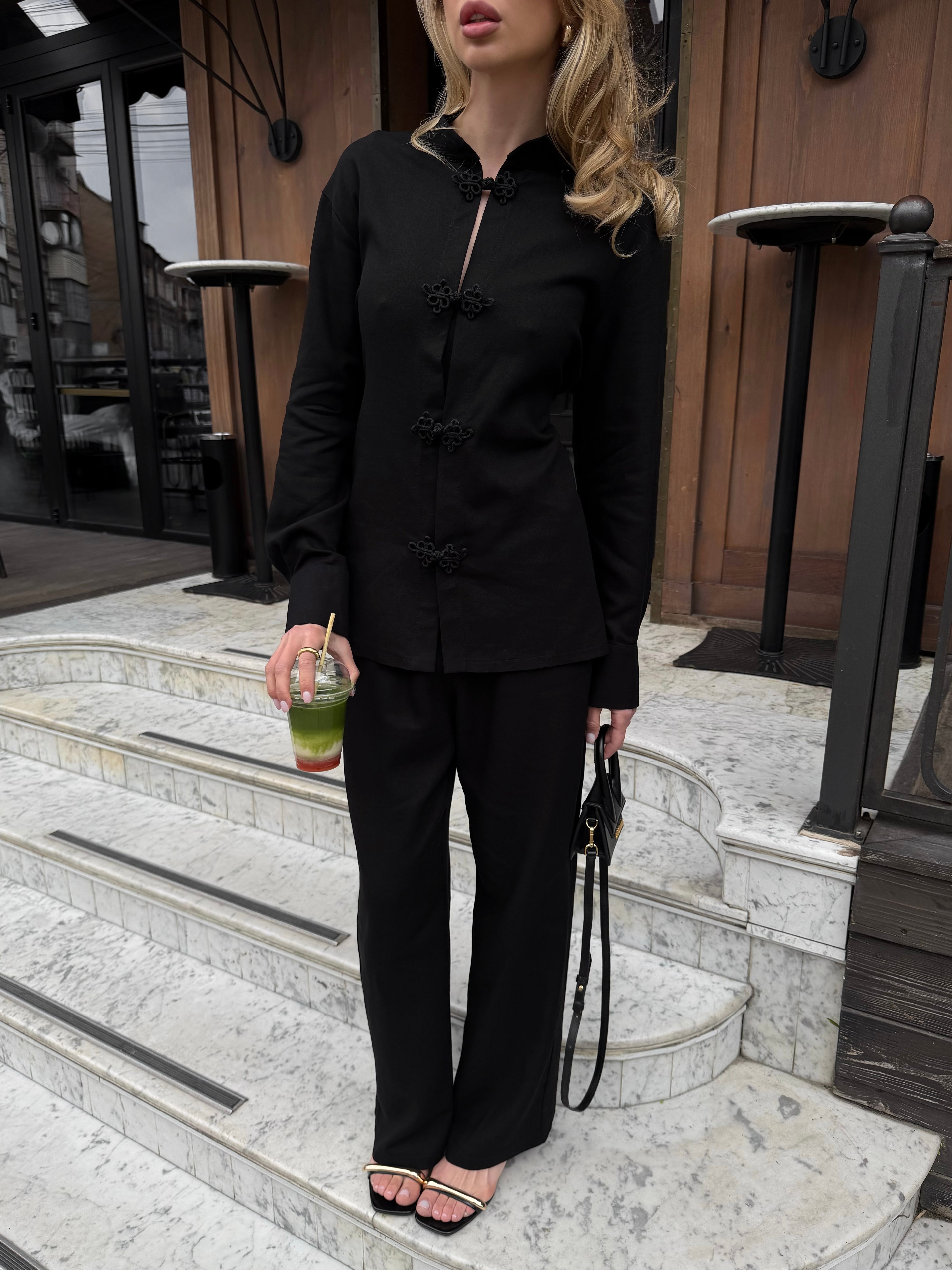 Hanna Linen Shirt & Pants Set