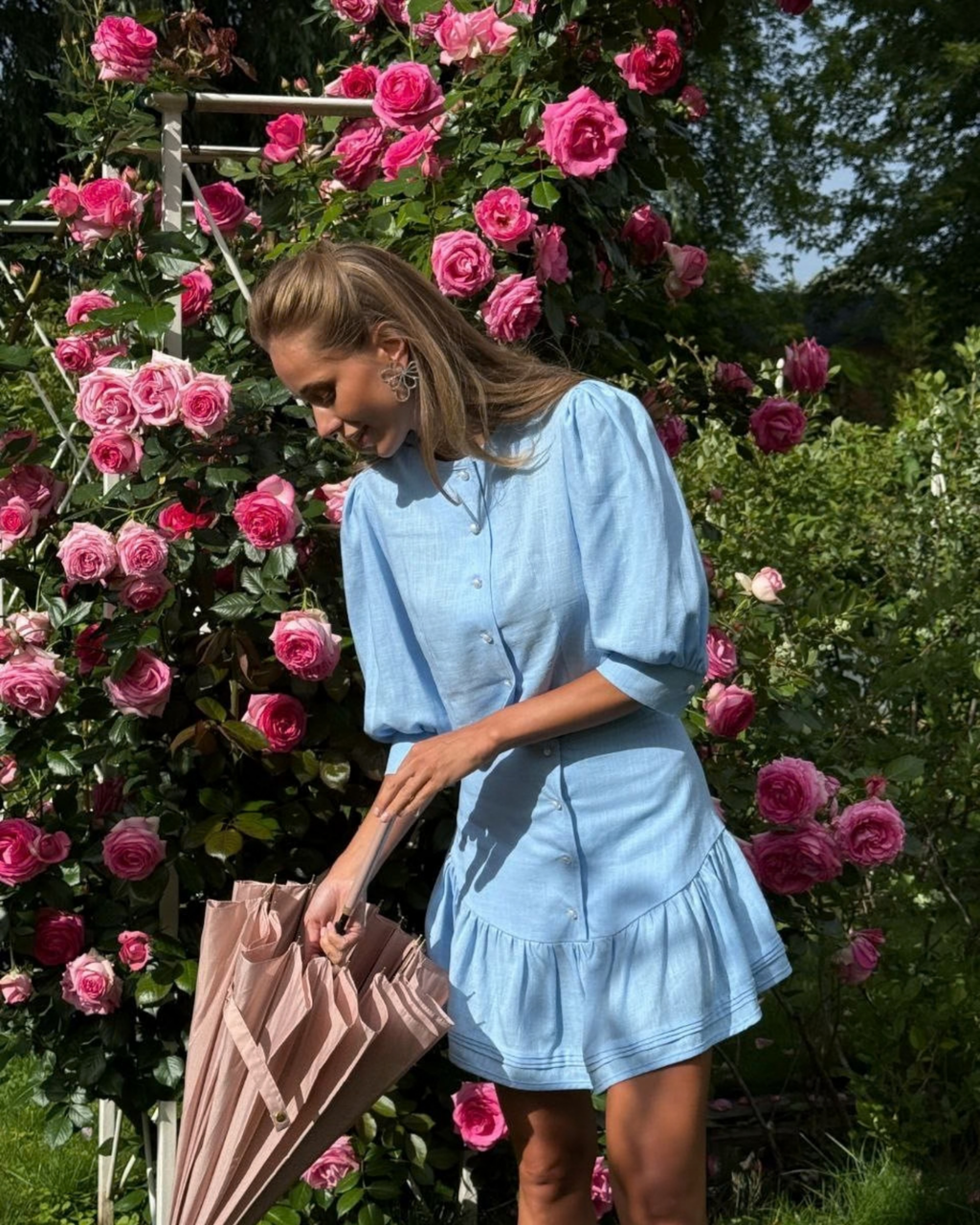 Lika Linen Dress Set – Retro Inspired Summer Outfit