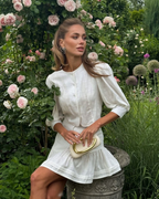 Lika Linen Dress Set – Retro Inspired Summer Outfit