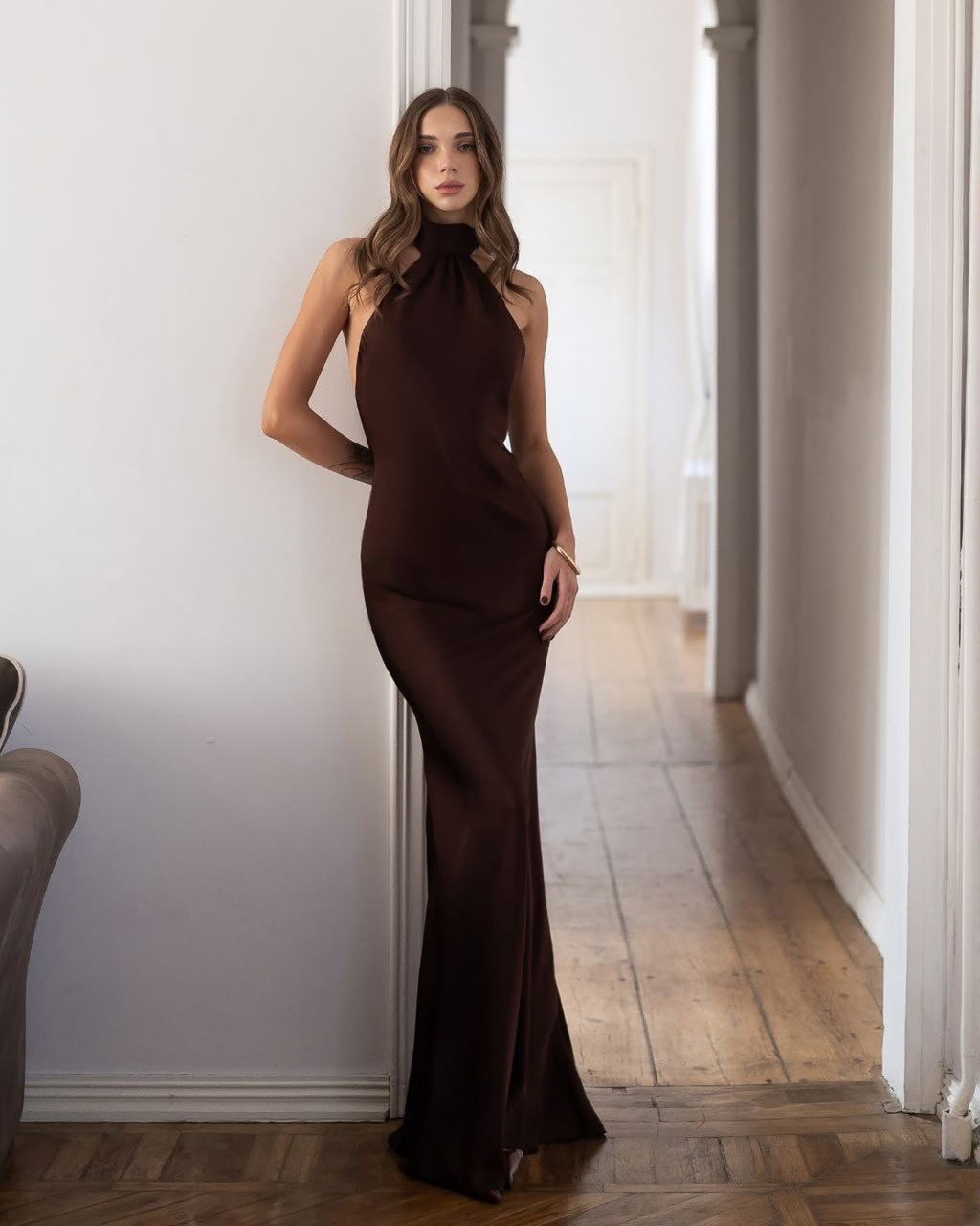 Satin Maxi Dress – Premium Double Satin