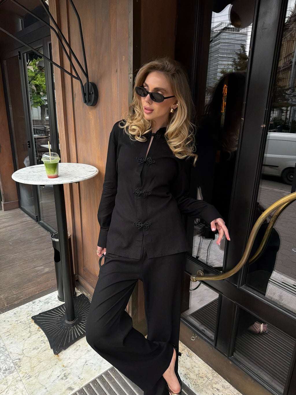 Hanna Linen Shirt & Pants Set