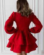 Linen V‑Neck Dress – Feminine Summer Linen Dress