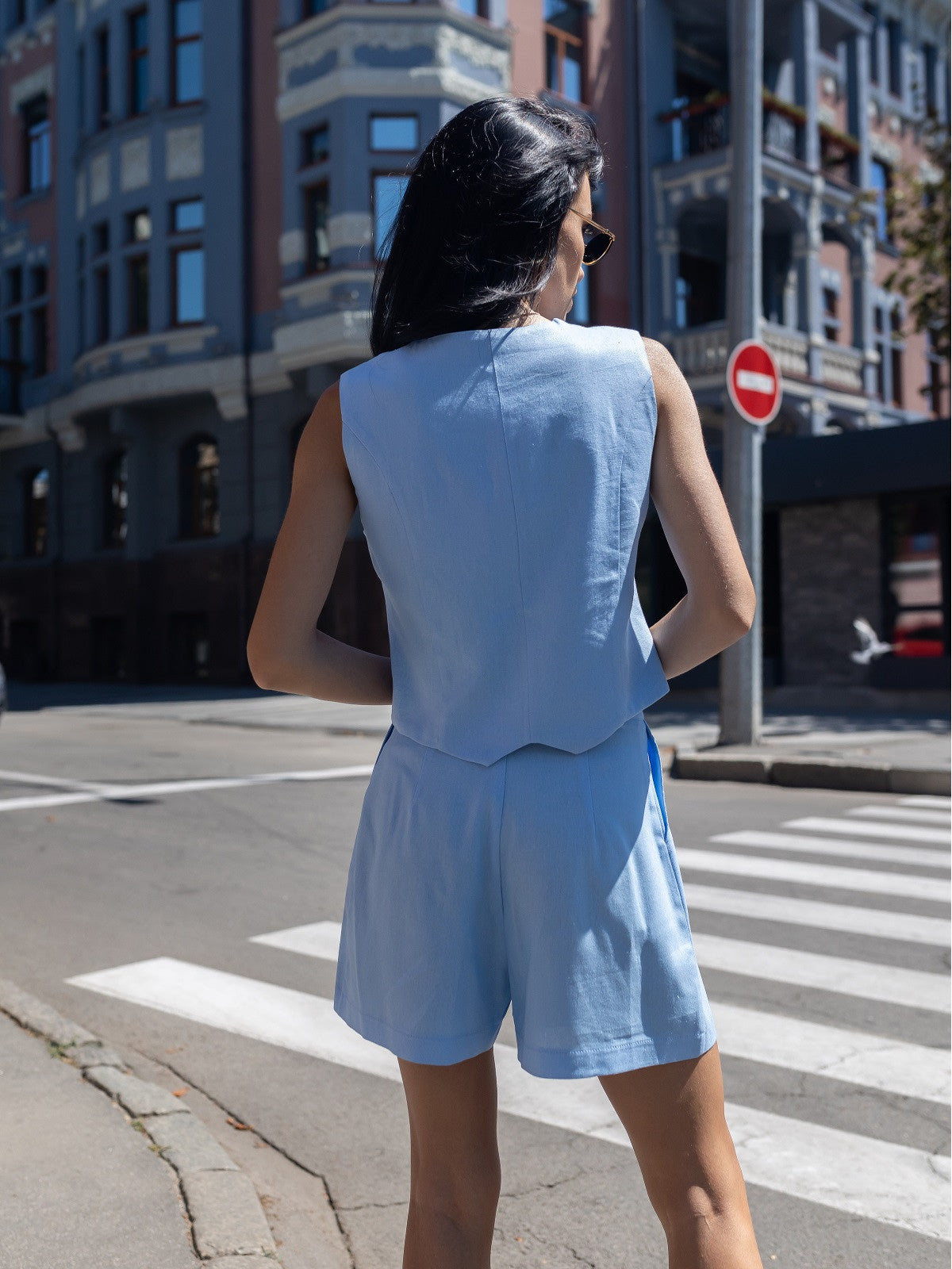 Women's Linen Shorts Set LIONSHORT — Summer Co-ord