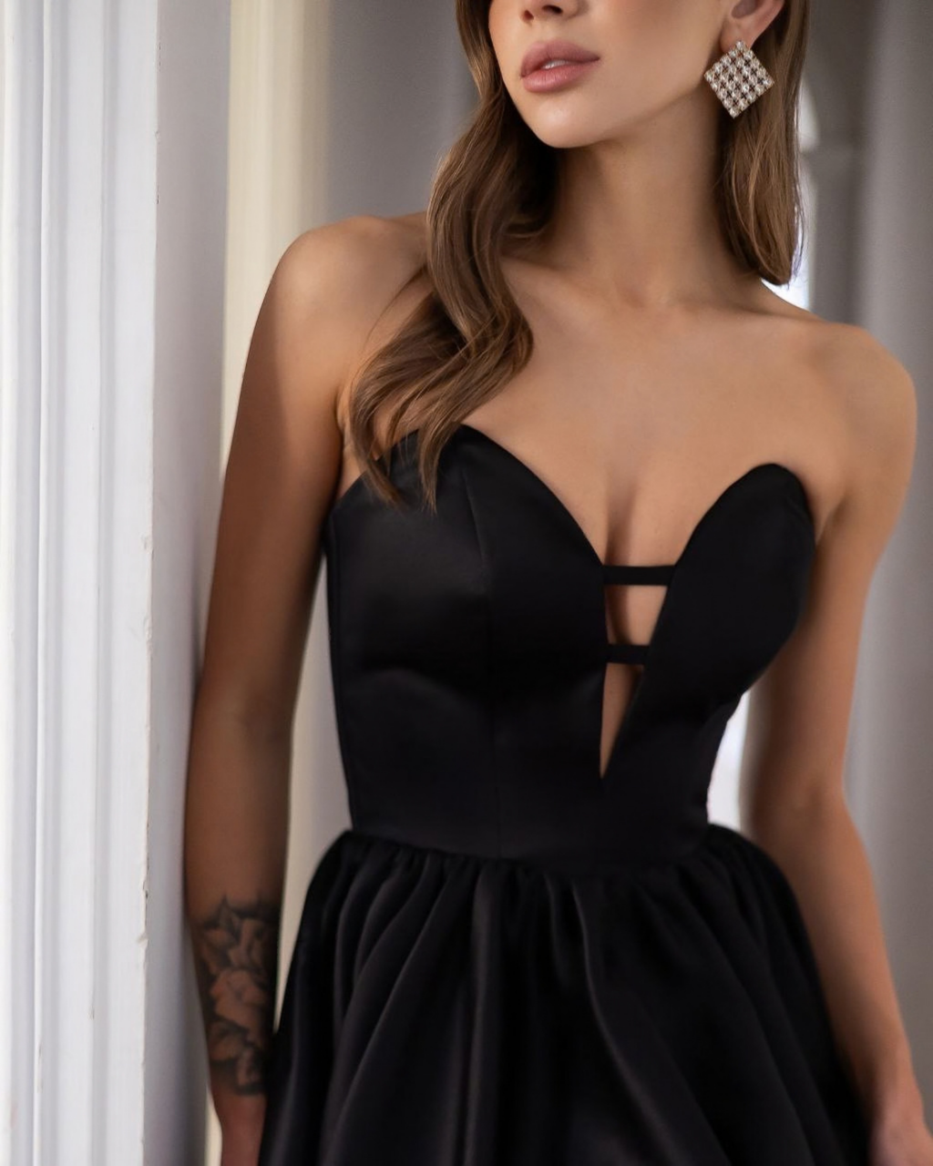 Satin Mini Dress – Premium Mango Satin