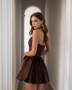 Satin Mini Dress – Premium Mango Satin