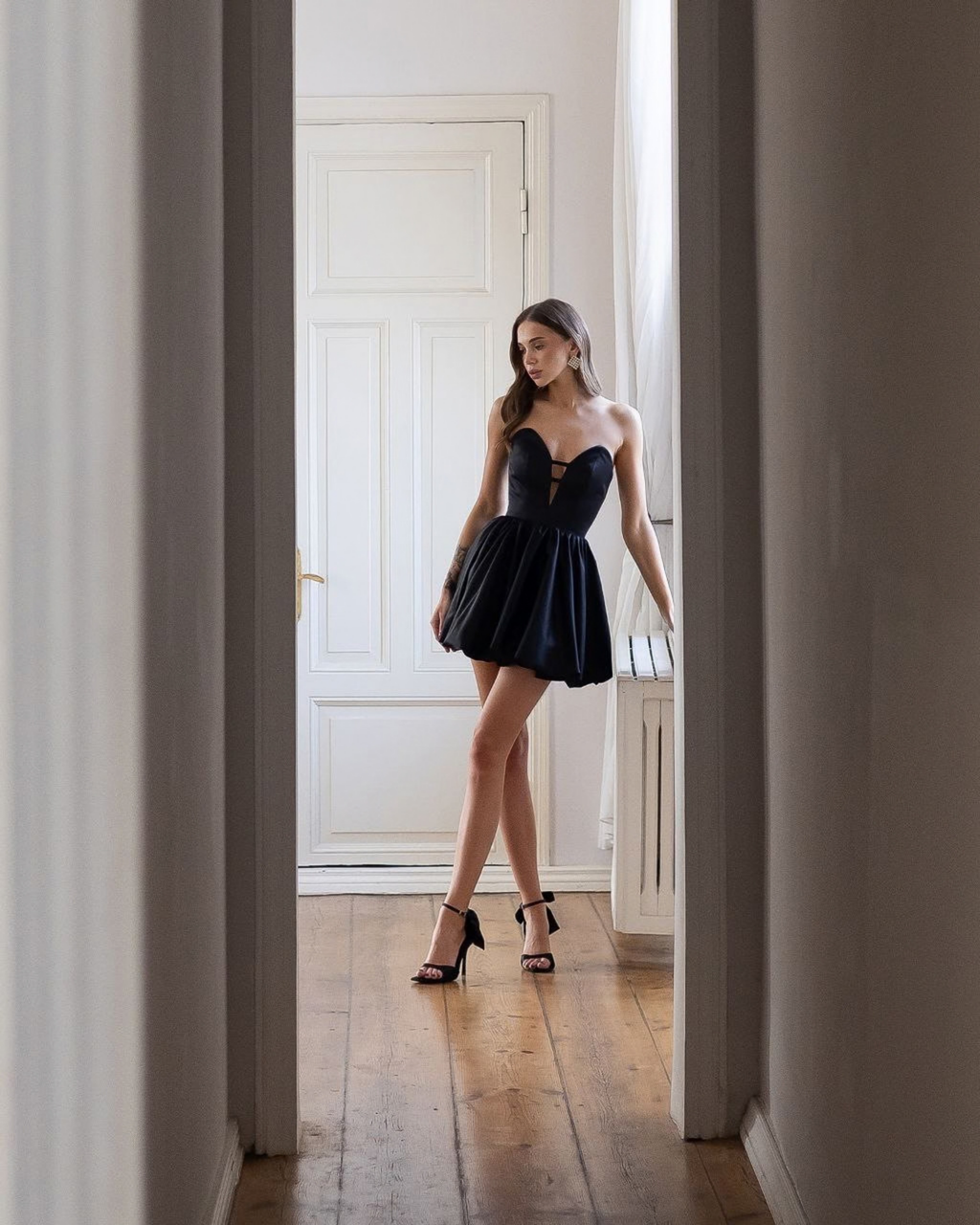 Satin Mini Dress – Premium Mango Satin