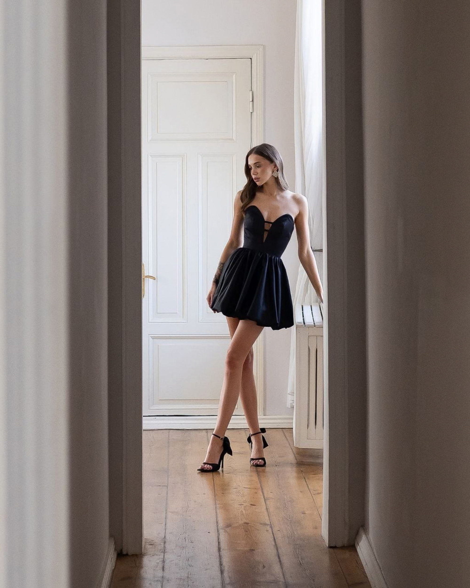 Satin Mini Dress – Premium Mango Satin