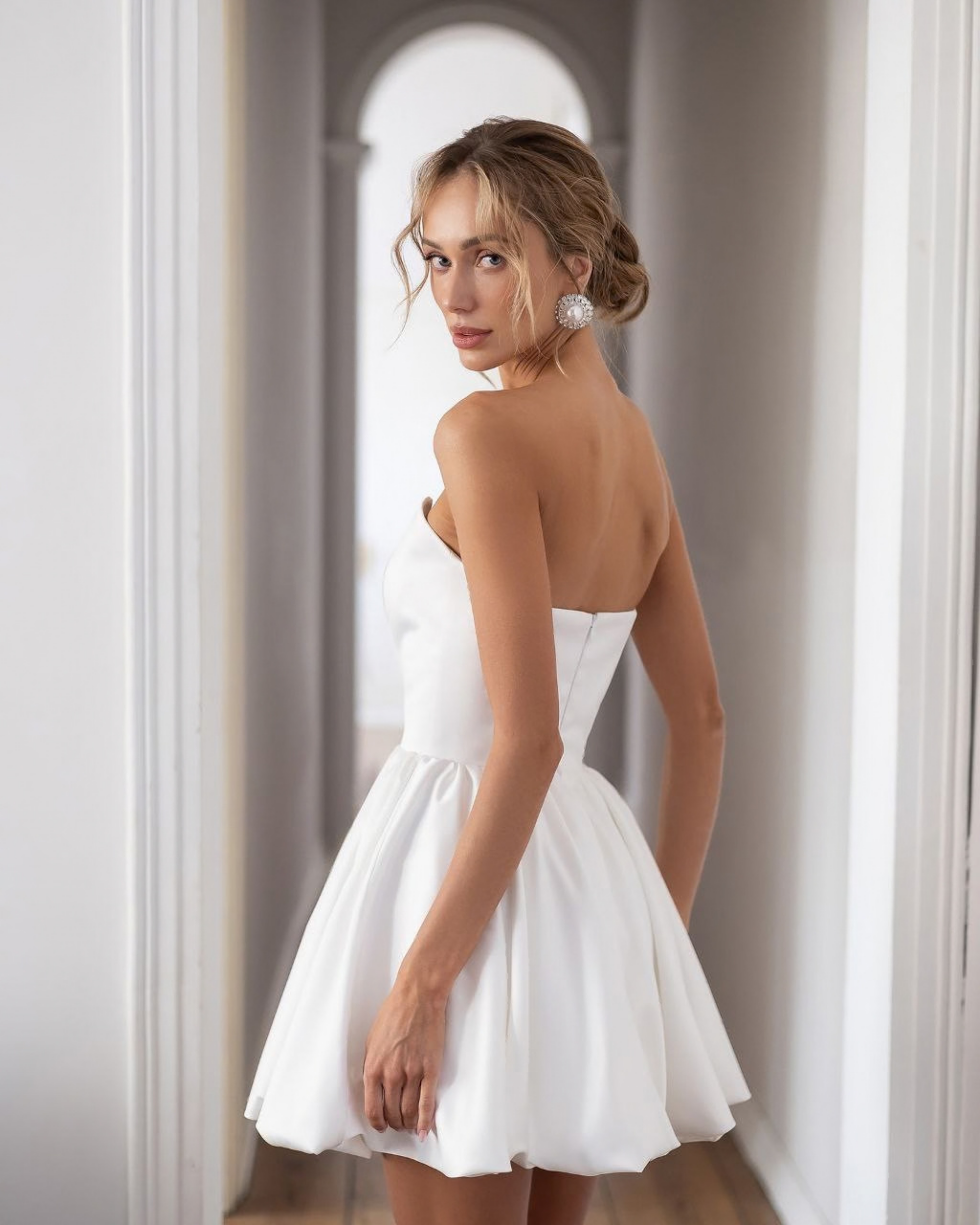 Satin Mini Dress – Premium Mango Satin