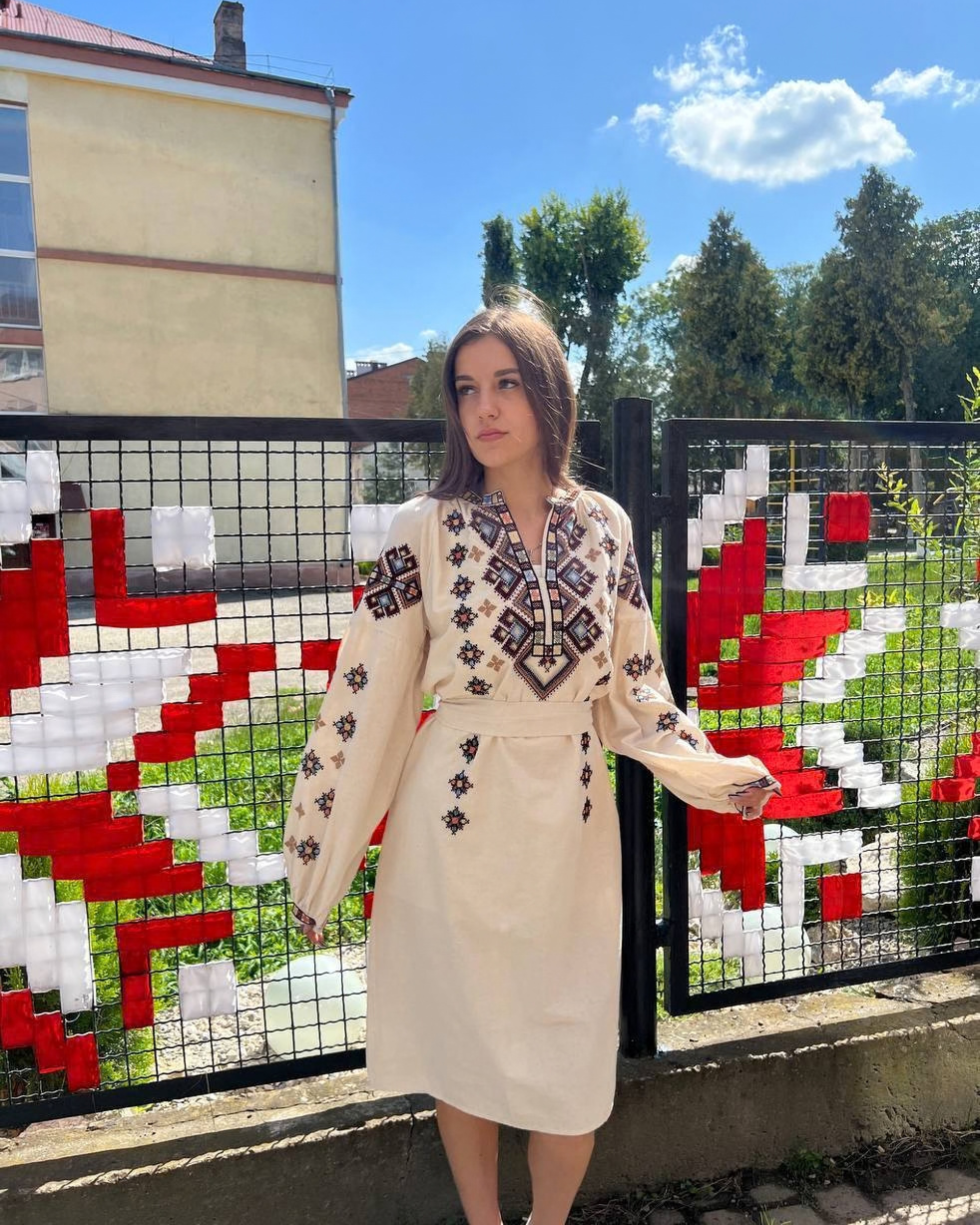 Mozaika Embroidery – Vyshyvanka Dress – Women