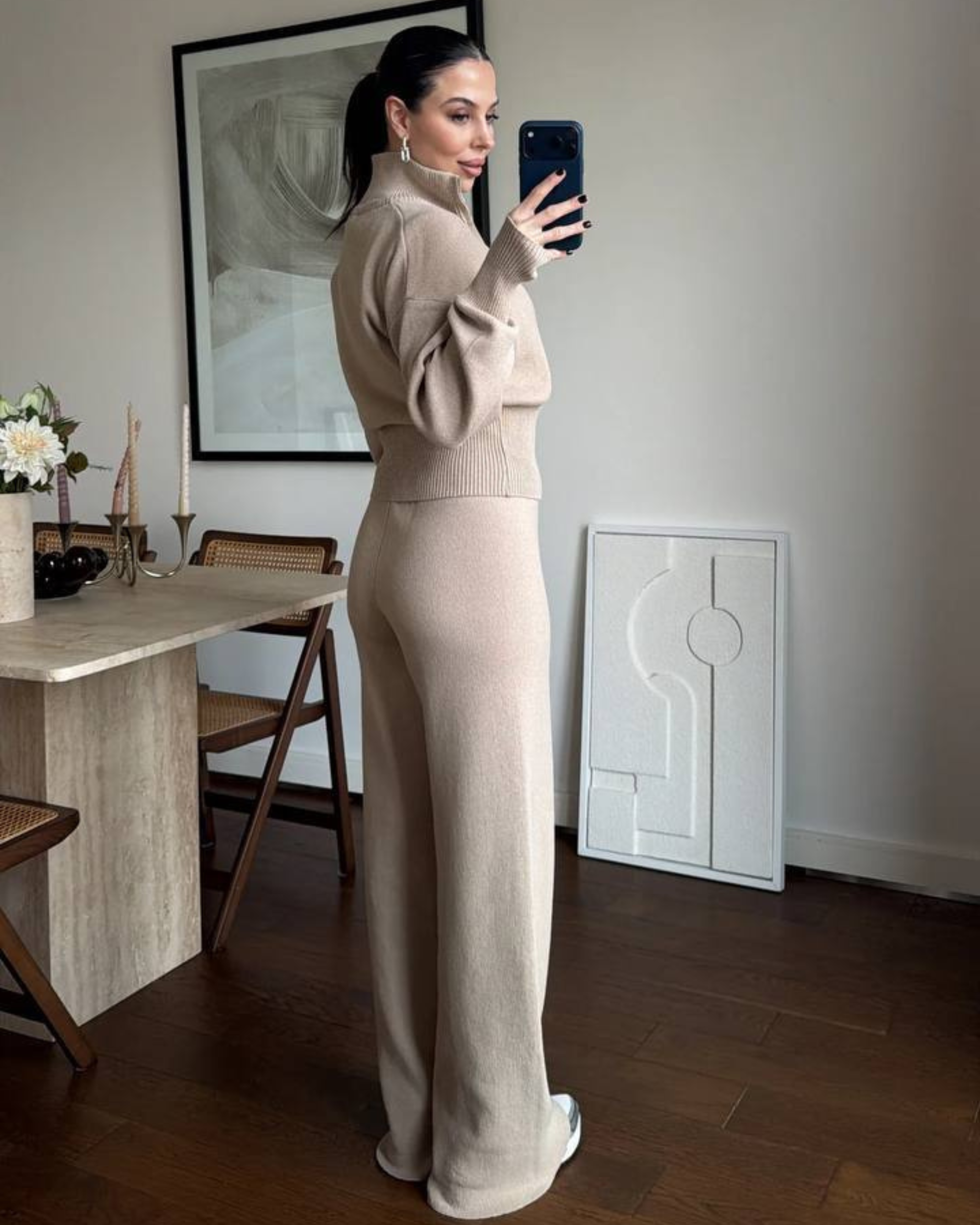 Cotton Zip Lounge Set