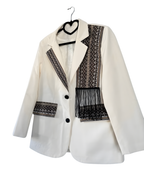 Lined Embroidered Jacket