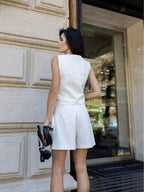 Women's Linen Shorts Set LIONSHORT — Summer Co-ord
