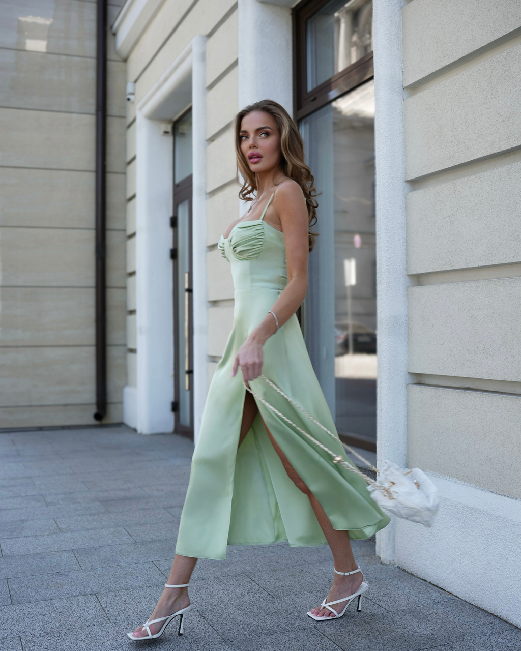 Double Silk Corset Dress