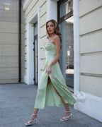 Double Silk Corset Dress