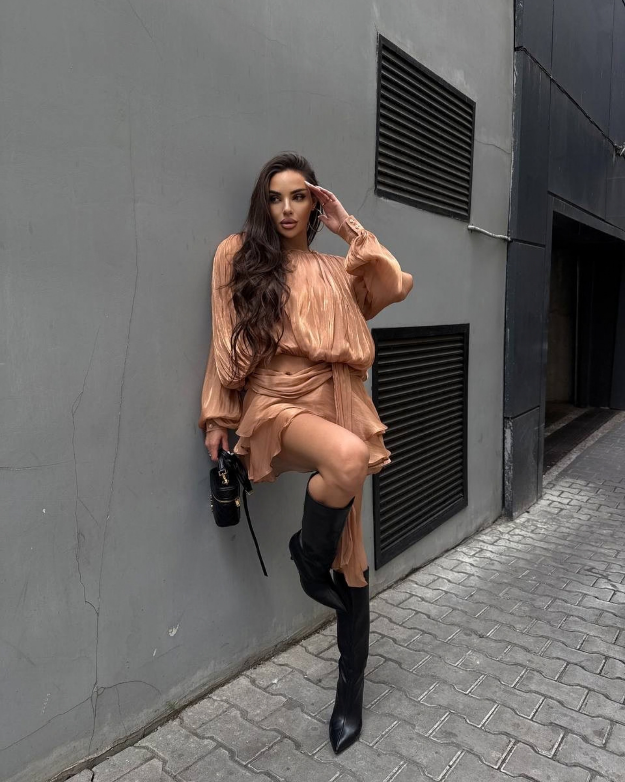 Silk Mini Dress with Shorts Lining – Elegant Lightweight Summer Dress