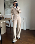 Cotton Zip Lounge Set