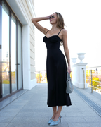 Double Silk Corset Dress