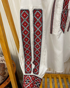 Red Geometric Embroidery – Vyshyvanka – Women