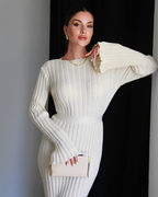 Ribbed Knit Maxi Dress