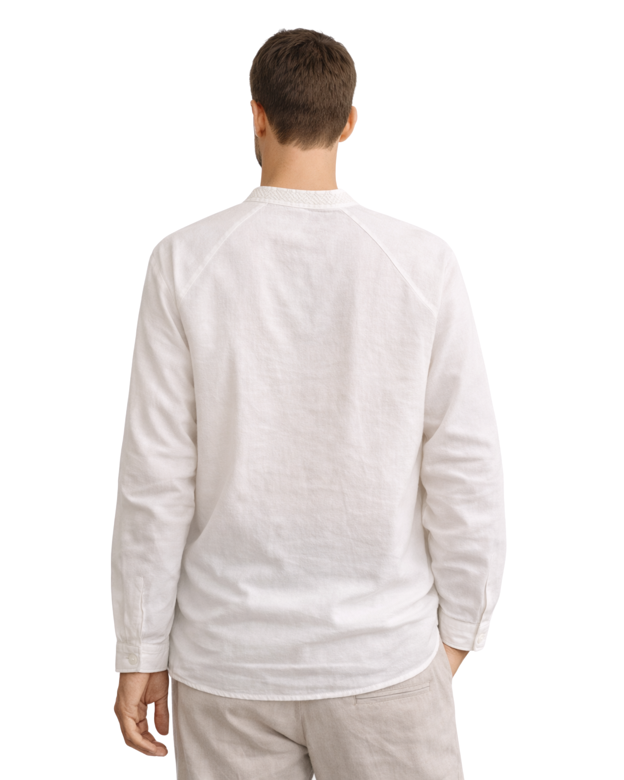 Classic White Embroidery – Vyshyvanka – Men