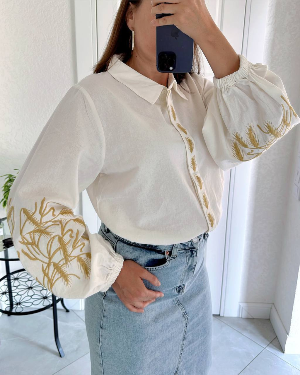 Wheat Embroidery – Vyshyvanka – Women