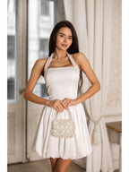 Women's Statement Midi Dress EXCITE — Premium Double Silk