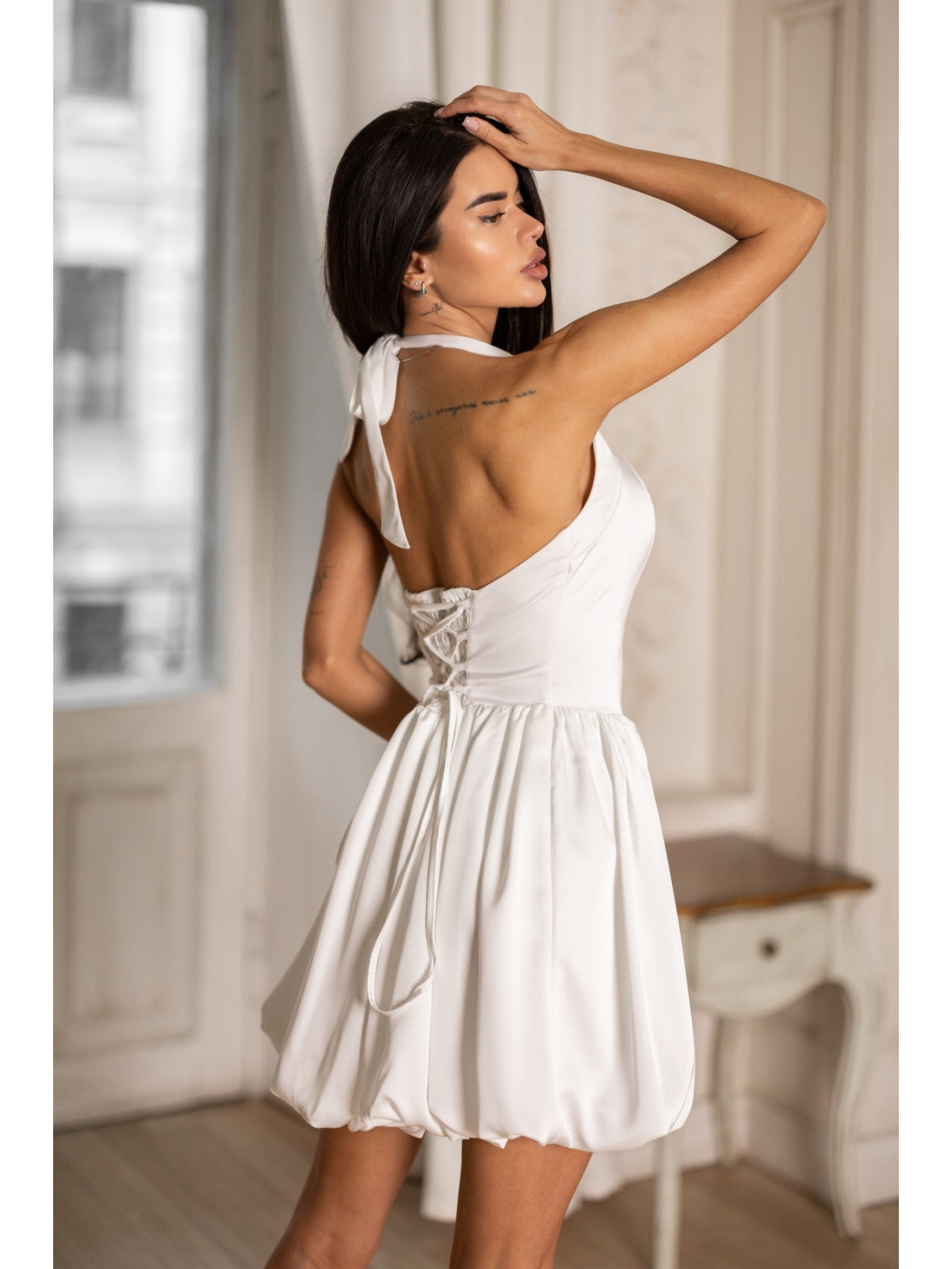 Women's Statement Midi Dress EXCITE — Premium Double Silk