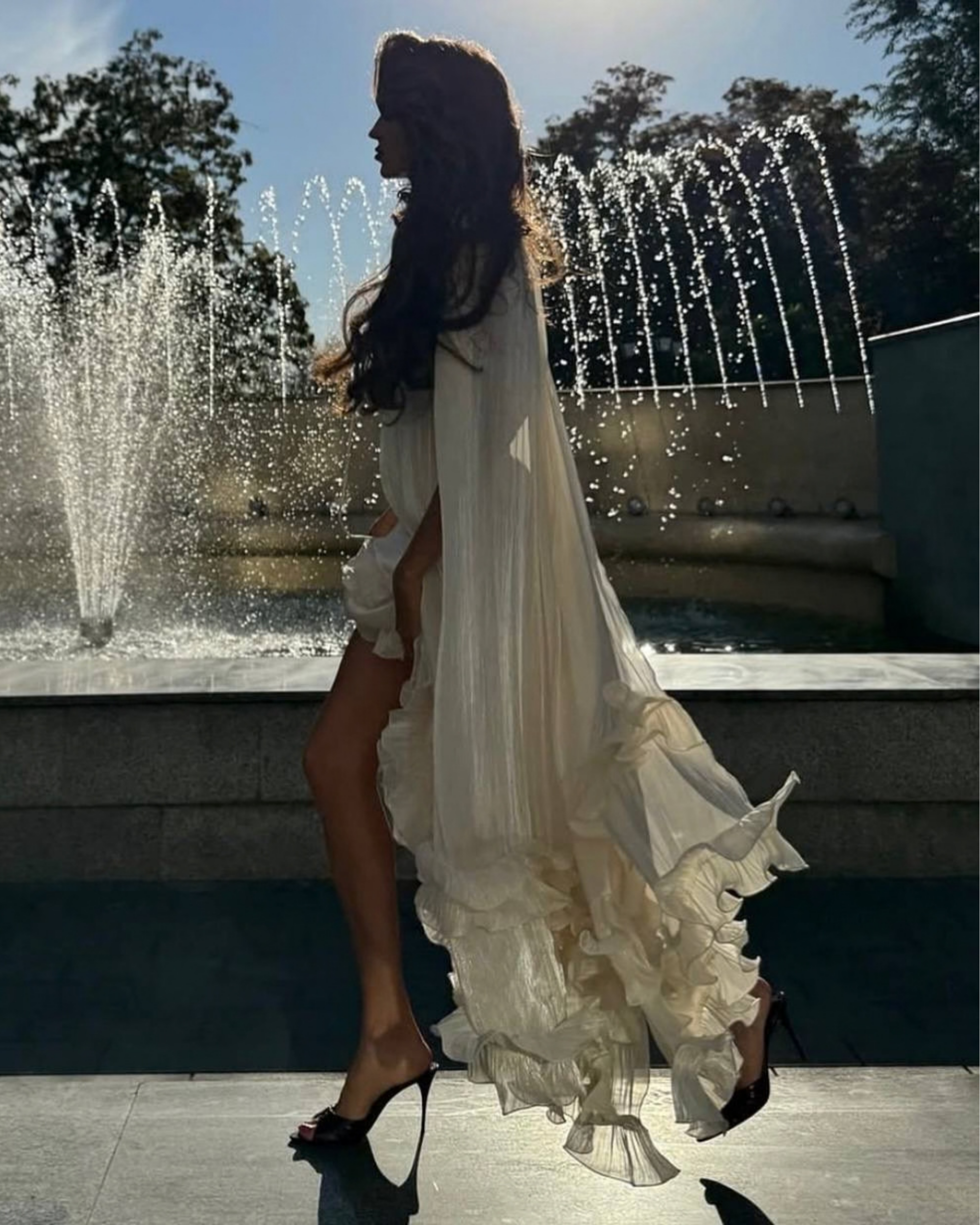 Satin Maxi Dress – Lightweight Elegant Evening Dress