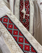 Red Geometric Embroidery – Vyshyvanka – Women