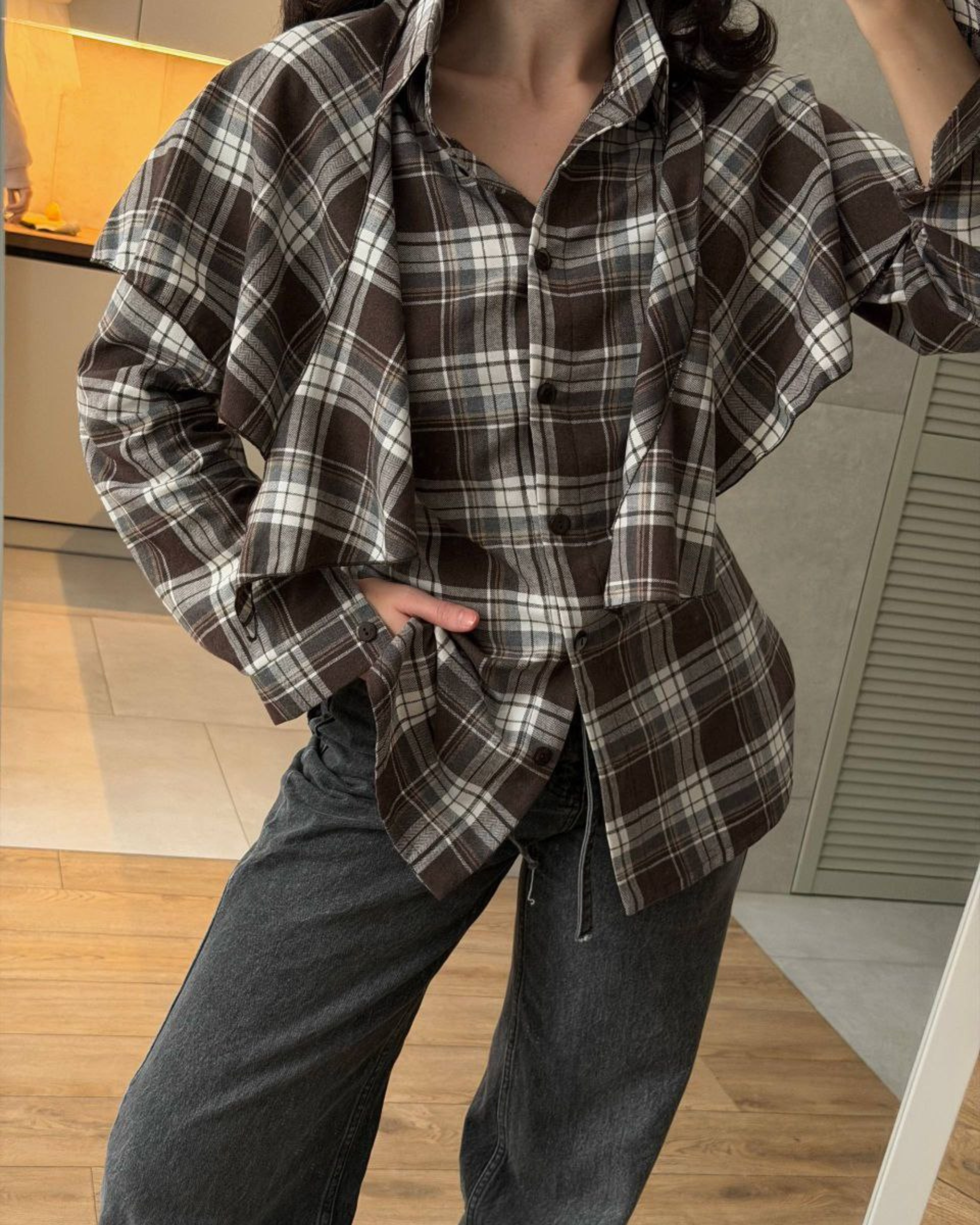 Convertible Flannel Shirt