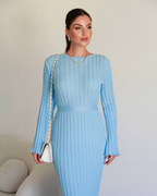 Ribbed Knit Maxi Dress