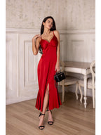 Women's Elegant Midi Dress Irena — Double Silk