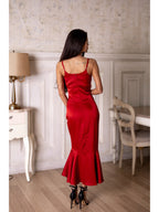 Women's Elegant Midi Dress Irena — Double Silk