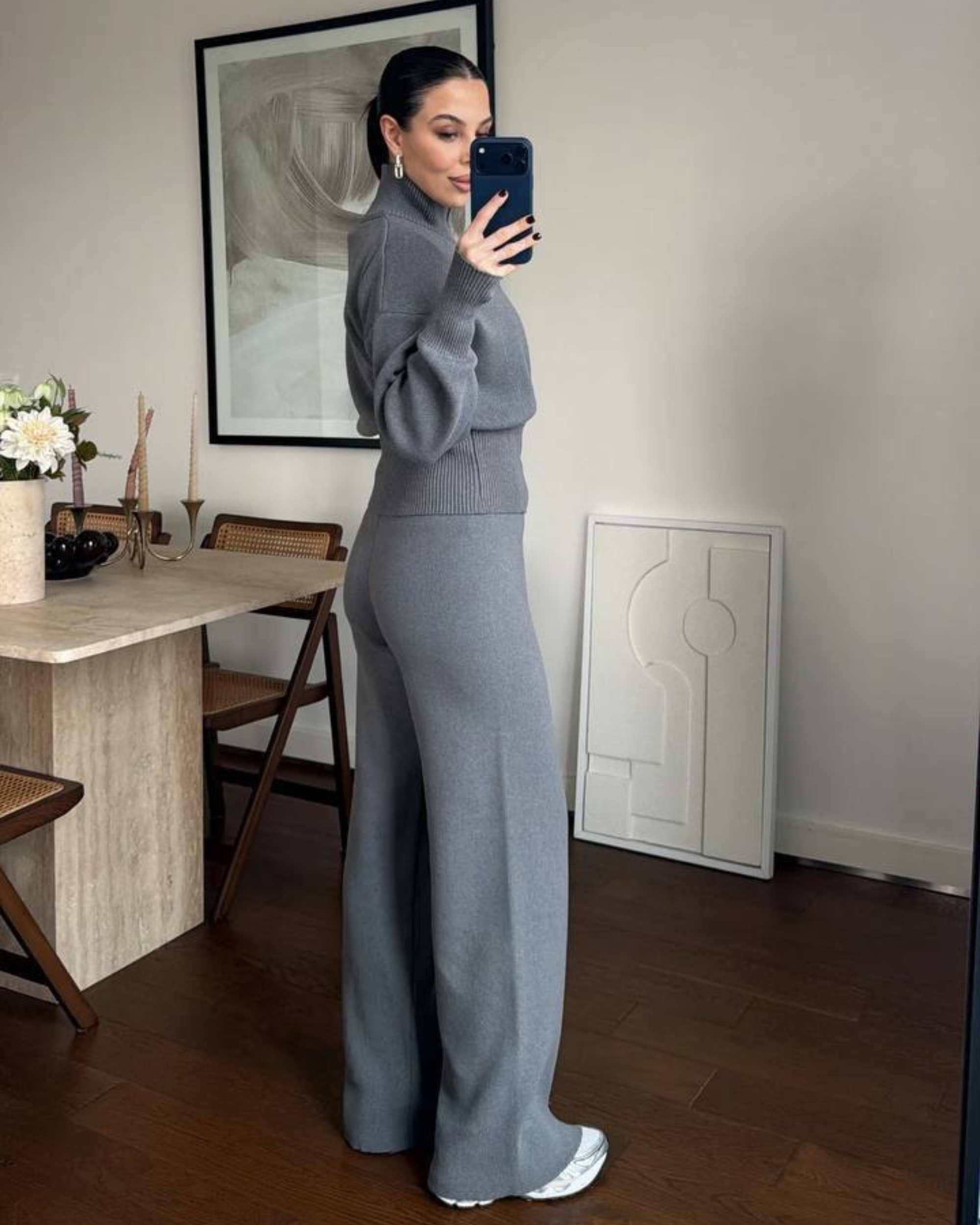 Cotton Zip Lounge Set