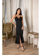 Women's Elegant Midi Dress Irena — Double Silk