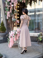 Women's Linen Dress Ledore — Lightweight Summer Midi