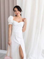 Women's Linen Dress Ledore — Lightweight Summer Midi
