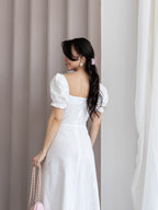 Women's Linen Dress Ledore — Lightweight Summer Midi