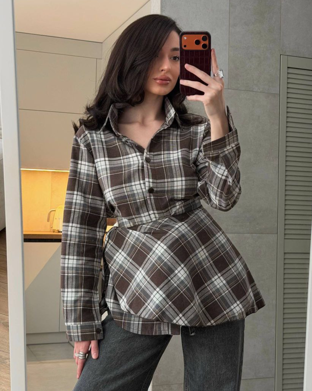 Convertible Flannel Shirt