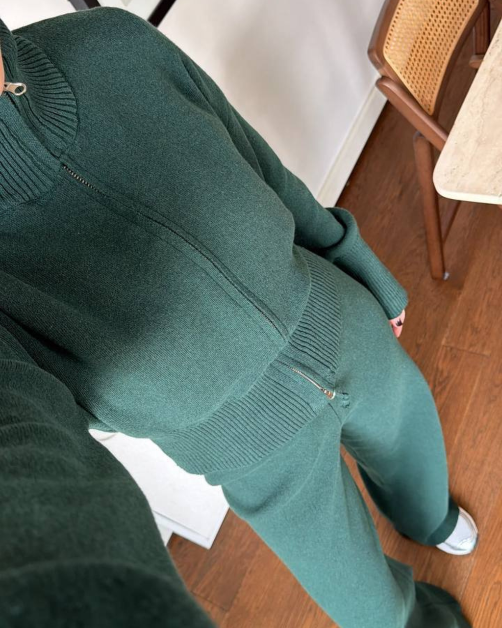 Cotton Zip Lounge Set