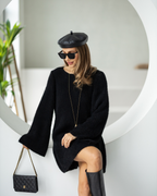 Fluffi Open-Back Knit Dress