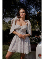 Women's Flowy Muslin Midi Dress Maya