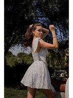 Women's Flowy Muslin Midi Dress Maya